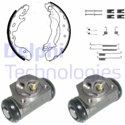 DELPHI KP846 Fren Pabuc Kıtı Arka Ford Mondeo 01/93>08/00 