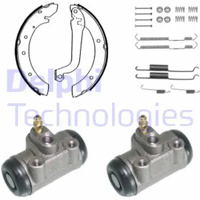 DELPHI KP907 Fren Pabuc Kıtı Arka Cıtroã‹n C25; Fıat Ducato; Peugeot J5 11/81>12/96 42417Y