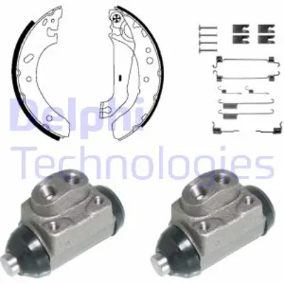 DELPHI KP941 Fren Pabuc Kıtı Arka Ford Escort 01/95>07/95 