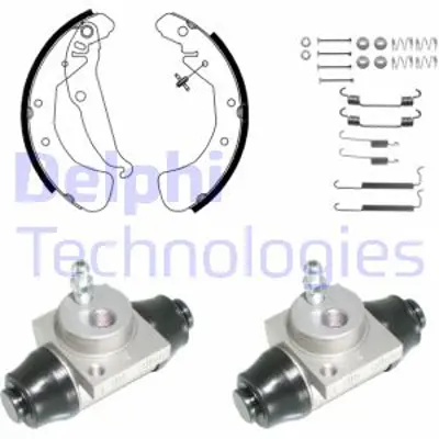 DELPHI KP943 Fren Pabuc Kıtı Arka Opel Combo Corsa Van Vectra 10/95> 