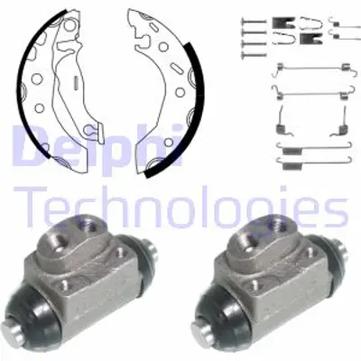 DELPHI KP948 Fren Pabuc Kıtı Arka Ford Courıer 96> 81AX2A010A1A