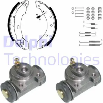 DELPHI KP951 Fren Pabuc Kıtı Arka Dacıa Logan Sandero / Renault Clıo Thalıa Twıngo 03/98> 8671014482