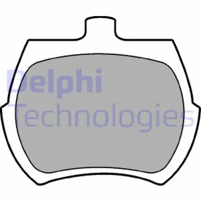 DELPHI LP10 Fren Balatası Ön Innocentı 650. Mini. Stype / Rover Mg Midget. Mini. Tr7 61 GBP108 VBP130