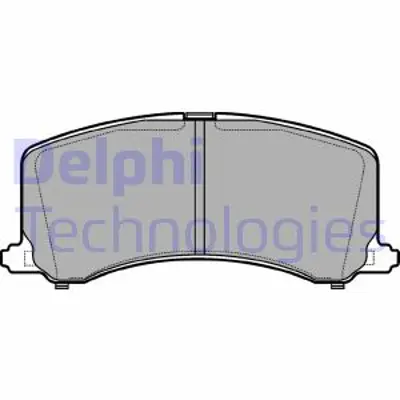 DELPHI LP1014 Fren Balatası On Suzukı Baleno Esteem 95>09/99 5580062G60