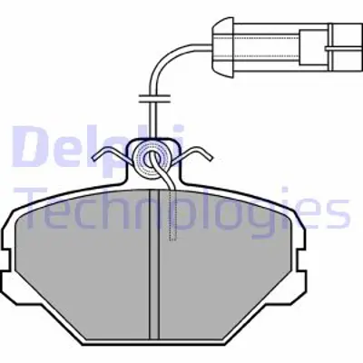 DELPHI LP1027 Fren Balatası Fso Polonez 88> Em 