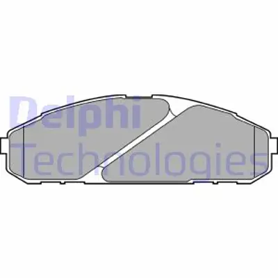 DELPHI LP1075 Fren Balatası Ön Nıssan Patrol 10/91 09/97 D106037J90