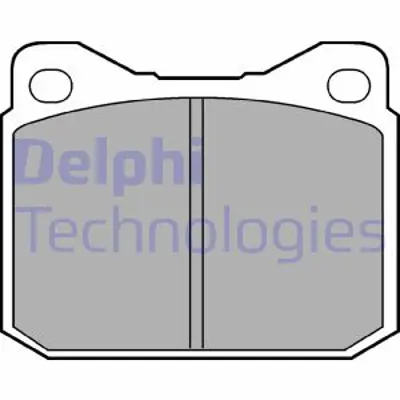DELPHI LP117 Fren Balatası Ön Taxı City Pacer / Vw Lt 03/81 481615115 GBP630