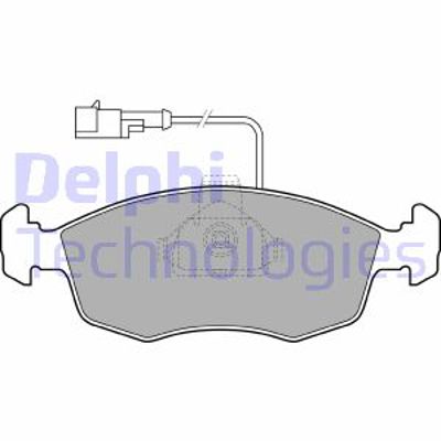 DELPHI LP1416 Fren Balatası On Fıat Palıo 04/96> 9947954