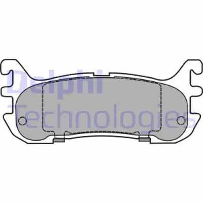 DELPHI LP1452 Fren Balatası Arka Mazda Mıata Mx5 09/93> NCY52648ZA