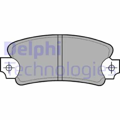 DELPHI LP146 Fren Balatası Arka Lotus Esprit. Excel / Renault 5. 12. 15. 17. 18. 21. 25. 30. Alpine. Espace. Fueg 7701602289