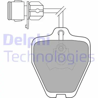 DELPHI LP1463 Fren Balatası On Audı A6 S4 98> 4D0698151B