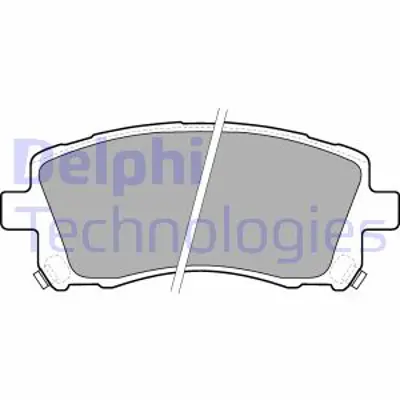 DELPHI LP1663 Fren Balatası On Subaru Forester Impreza Legacy Outback 06/1996 > 10/2003 26296AE220 MN116286