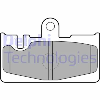 DELPHI LP1690 Fren Balatası Arka Lexus Ls430 07/00 446650091