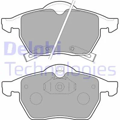 DELPHI LP1731 Fren Balatası On Opel Astra Zafıra / Saab 9-3 9-5 97> 93173734 93192749