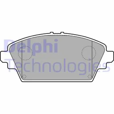 DELPHI LP1732 Fren Balatası On  Almera Tıno Prımera 05/2000 > 41060AV126 SFP000370