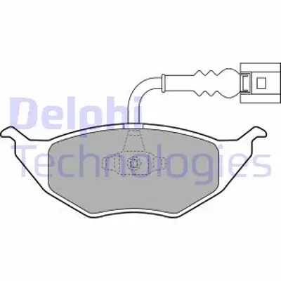 DELPHI LP1736 Fren Balatası On Audı A2 03/01> 8Z0698151