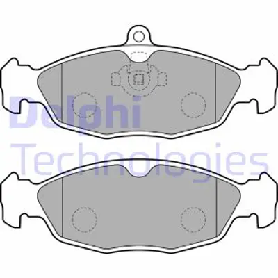 DELPHI LP1755 Fren Balatası Arka Jaguar Xj8 Xk8 10/1996 > 08/2005 JLM21918