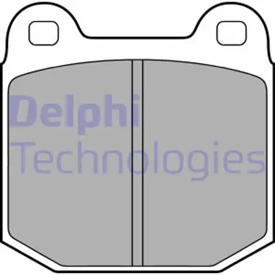 DELPHI LP1814 Fren Balatası On Lotus Elıse Exıge / Opel Speedster 01/01> 6002453 93181525