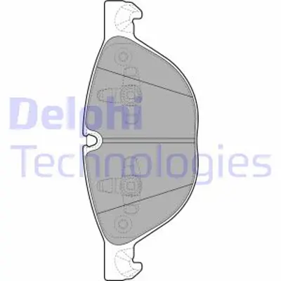 DELPHI LP2091 Fren Balatası On Bmw X5 X6 04/07> 34116791514