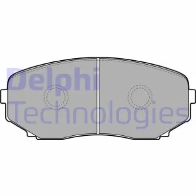 DELPHI LP2098 Fren Balatası On  Cx-7 Cx-9 05/2007 > TKY83328ZA