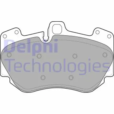 DELPHI LP2120 Fren Balatası On Audı A8 R8 Rs5 S8 / Vw Phaeton 07/03> 4E0698151P
