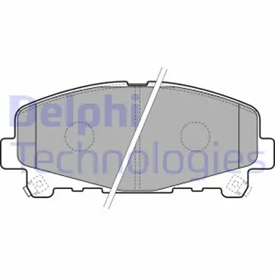 DELPHI LP2166 Fren Balatası On  Accord 06/2008 > 45022TL0G51