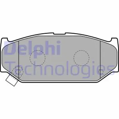 DELPHI LP2182 Fren Balatası On Suzukı Swıft 02/2005 > 07/2017 5581071L03