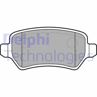 DELPHI LP2209 Arka Fren Balatası Astra G Astra H Merıva A Zafıra B Corsa 93179164