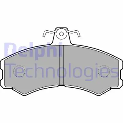 DELPHI LP2215 Fren Balatası Iveco Mastıff 08> A850092003