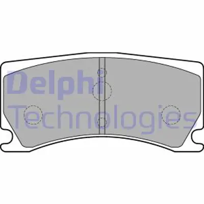 DELPHI LP2217 Fren Balatası Arka Jaguar Xkr; Peugeot Rcz 03/06 C2P15994