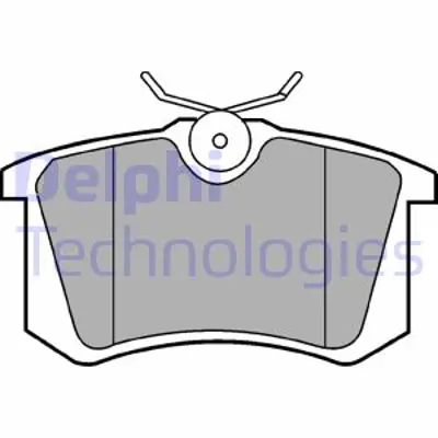 DELPHI LP2255 Fren Balatası Arka Audı A4 A6 / Vw Golf Passat 94> 1H0698451E
