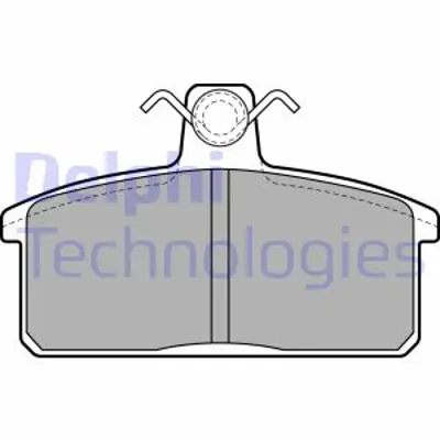 DELPHI LP2281 Fren Balatası Arka Iveco Massıf 10/08> 500028834