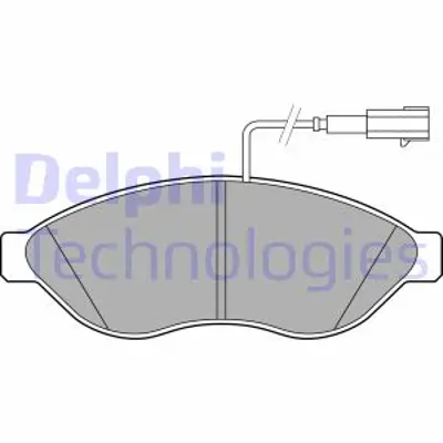 DELPHI LP2498 Fren Balatası Ikaz Fıslı On  Jumper Relay  Ducato  Boxer 01/2011 > 1647863980 77368452