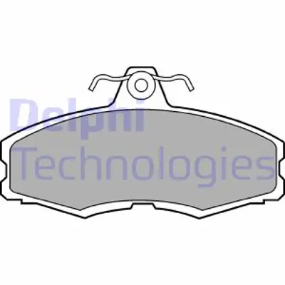 DELPHI LP250 Fren Balatası Ön Ford Sierra / Skoda Favorit. Favorit Van. Pick-Up. Forman. Forman Pick-Up 82 93 4532251A 87BX2K021AA