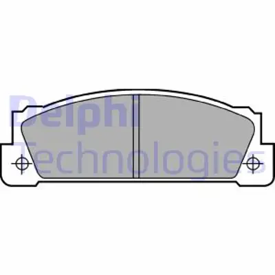 DELPHI LP253 Fren Balatası On Fıat X1/9 / Seat 131 132 78>89 5888154 SE022165087