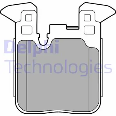 DELPHI LP2660 Fren Balatası Arka Bmw 1serı F20 F21 3serı F30 34218099354