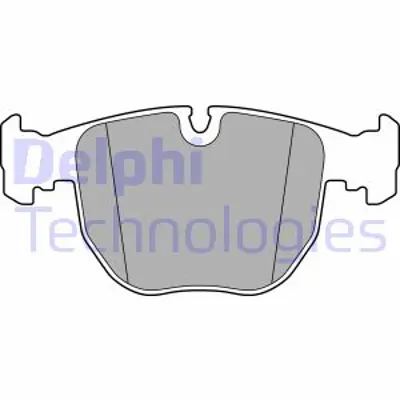 DELPHI LP2708 Fren Balatası Arka  760 09/2009 > 34216799797