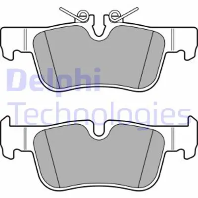 DELPHI LP2719 Fren Balatası Arka   Mını 214 216 218 220 225 I3 X1 X2  Cooper Sx One 08/2013 > 34216860403