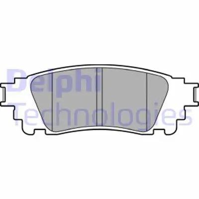 DELPHI LP3171 Fren Balatası Arka Nx 14 446633230