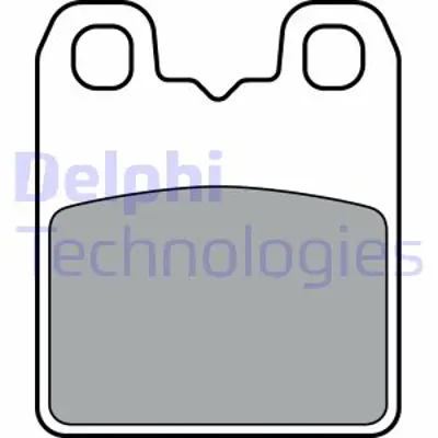DELPHI LP3382 Fren Balatası Arka  Gıulıa Stelvıo 10/2015 > 673007248