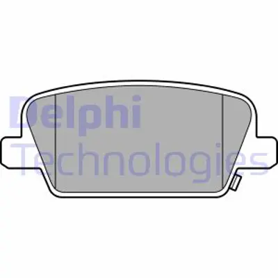 DELPHI LP3554 Fren Balatası Arka Hyundaı Santa Fe 02/2018> 58302S1A50