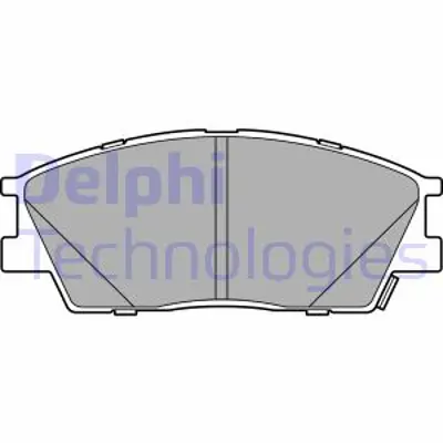 DELPHI LP3645 Fren Balatası On Kıa Soul 01/2019> 58101K0A50