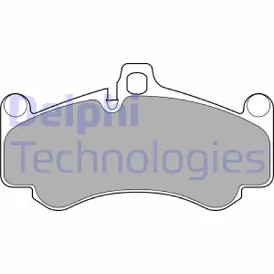 DELPHI LP3685 Fren Balatası On/Arka 911 Gt2911 Gt3911 Turbo Carrera Gt 04/2001-12/2009 99735194890