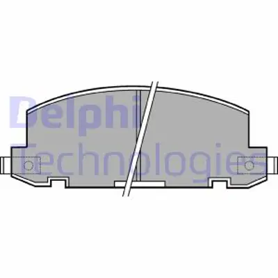 DELPHI LP412 Fren Balatası On Isuzu Gemını Trooper / Taxı Faırway Faırway Drıver Fx4 01/84>99 