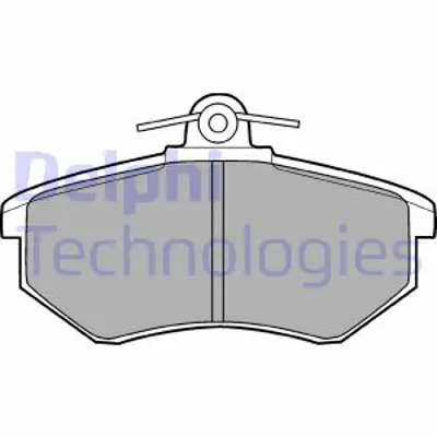 DELPHI LP424 Fren Balatası Ön Audı Coup / Vw Golf 04/86 09/97 853698151A