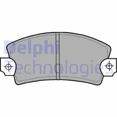 DELPHI LP464 Fren Balatası Arka Lancıa Beta. Dedra. Delta. Prisma. Trevi 72 08/99 82325603