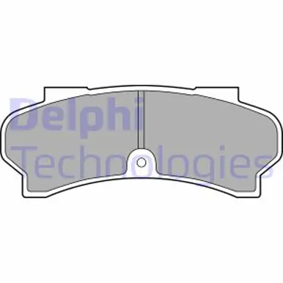 DELPHI LP588 Fren Balatası On Peugeot J7 J9 09/73>85 425312