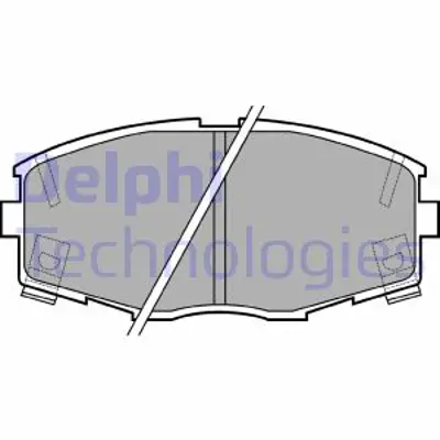 DELPHI LP614 Fren Balatası 449133041