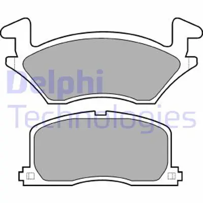 DELPHI LP742 Fren Balatası Ön Toyota Starlet 89 449110170