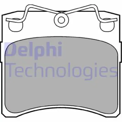 DELPHI LP785 Fren Balatası Ön Vw Caravelle. Transporter 90 04/96 701698151H